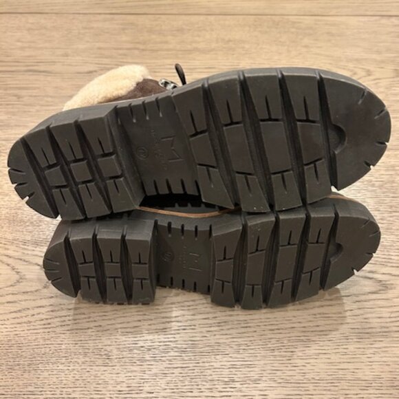 Marc Fisher  "Cade" Genuine shearling Lace Up boot - Picture 6 of 13